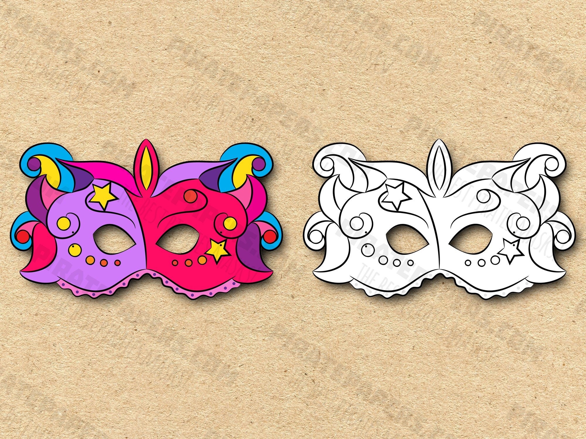 Fairy Mask Template Free Printable