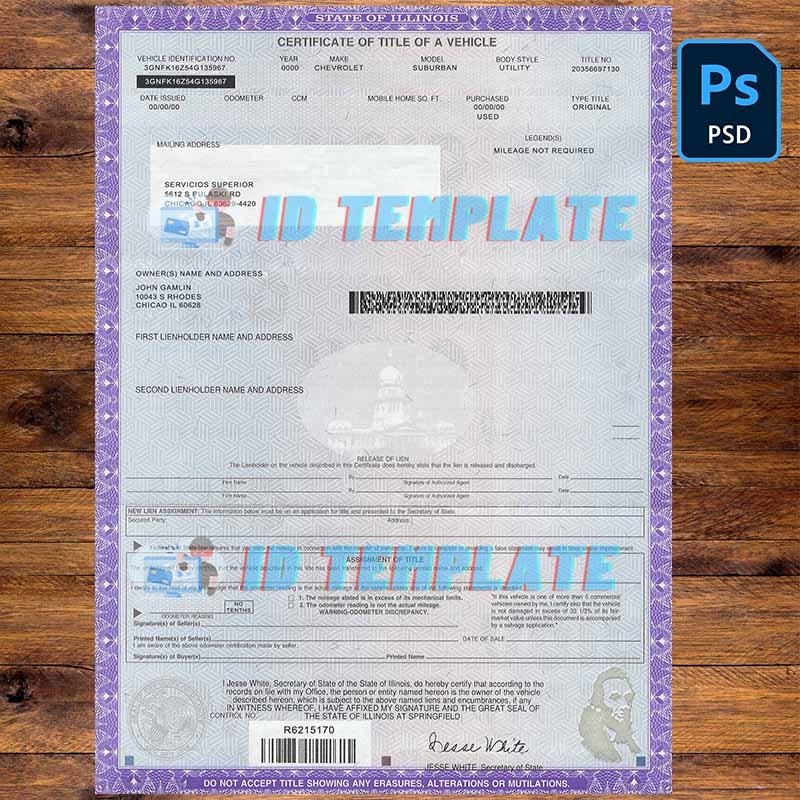 Fake Car Title Certificate Archives Driving License Template Fake Car Title Certificate Archives Driving License Template