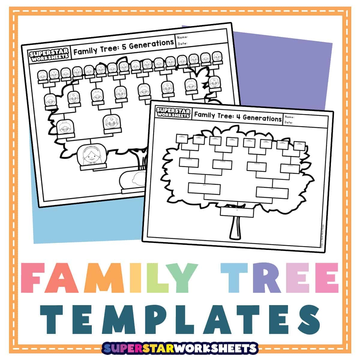 Free Printable Family Tree Template Blank