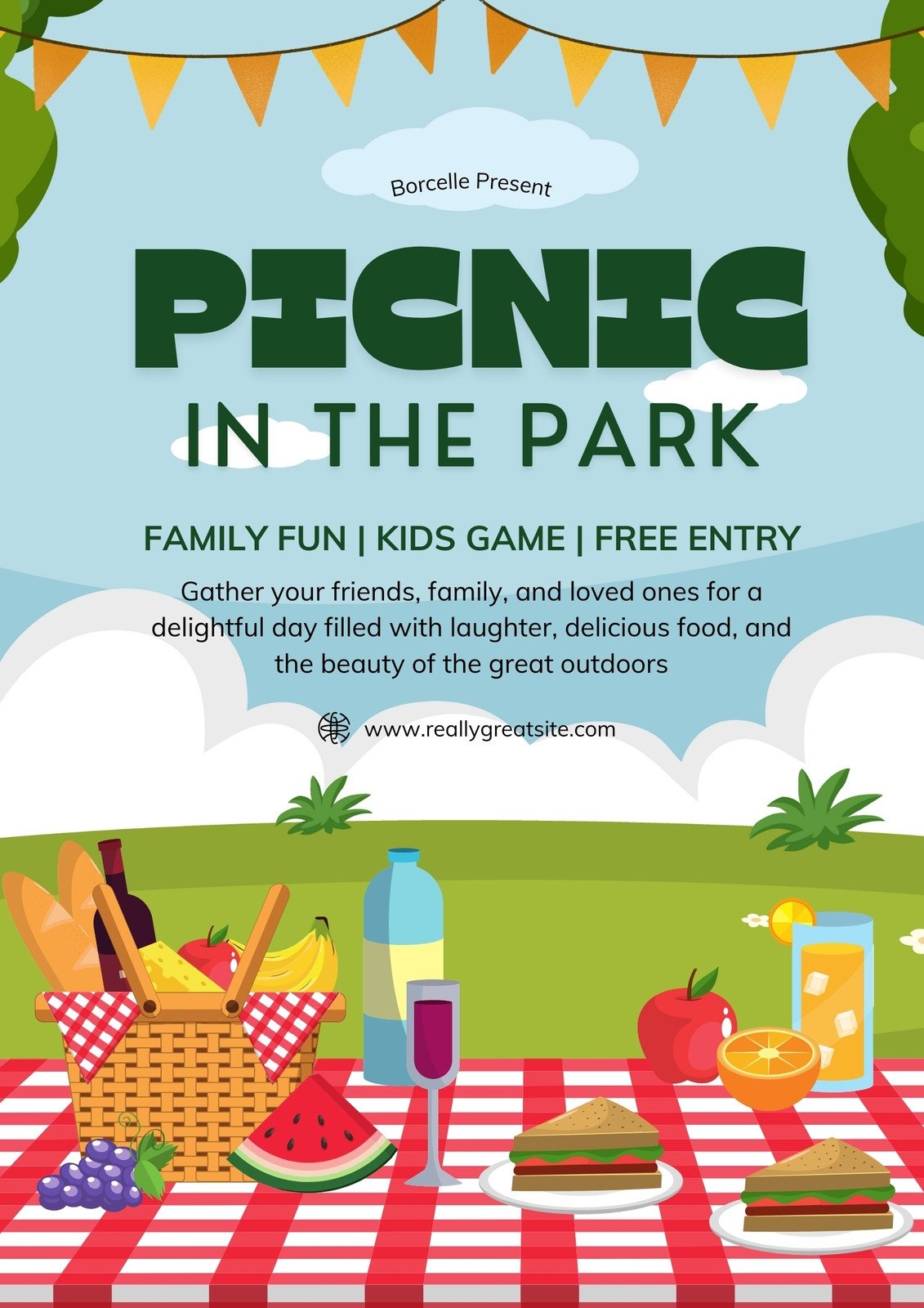 Free And Customizable Picnic Templates