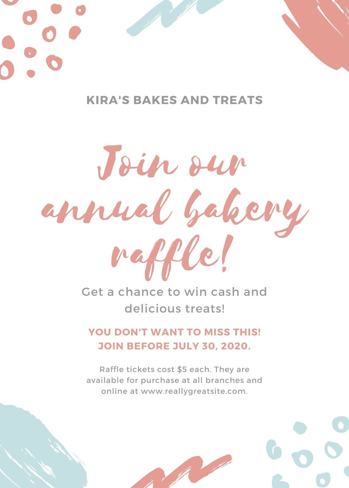 Free Printable Raffle Flyer Templates