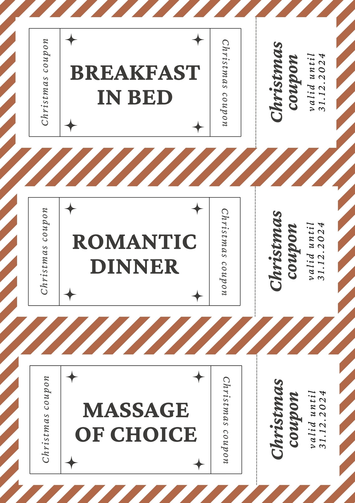 Free And Editable Christmas Coupon Templates Canva