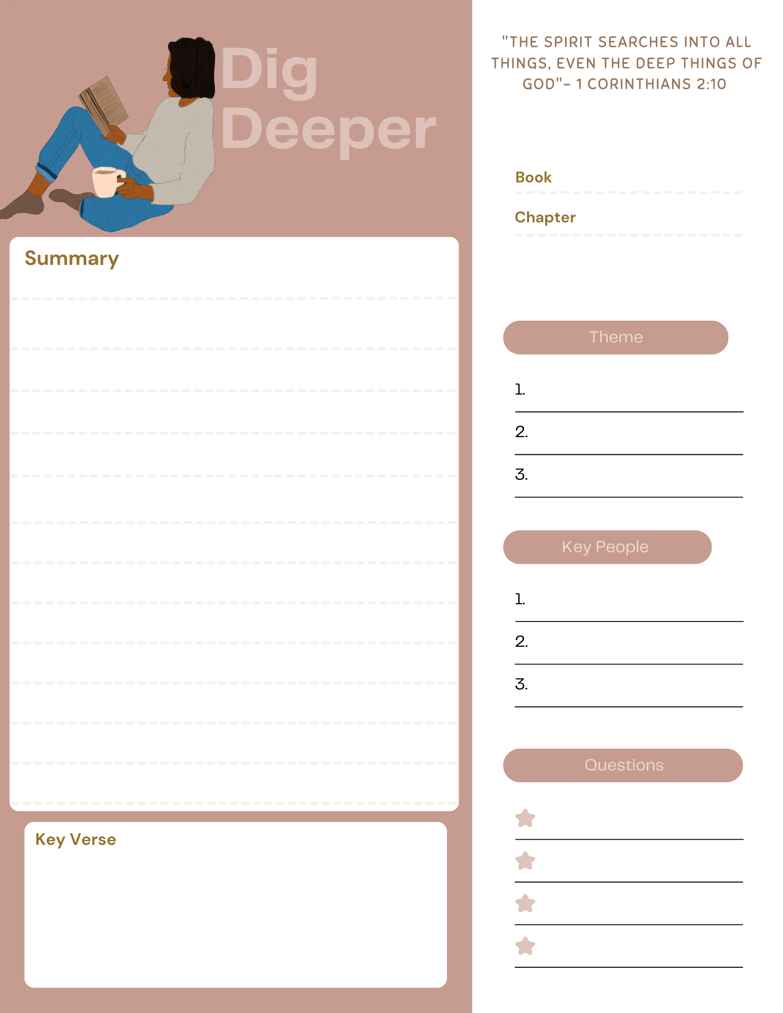 Free Printable Templates For Bible Journaling