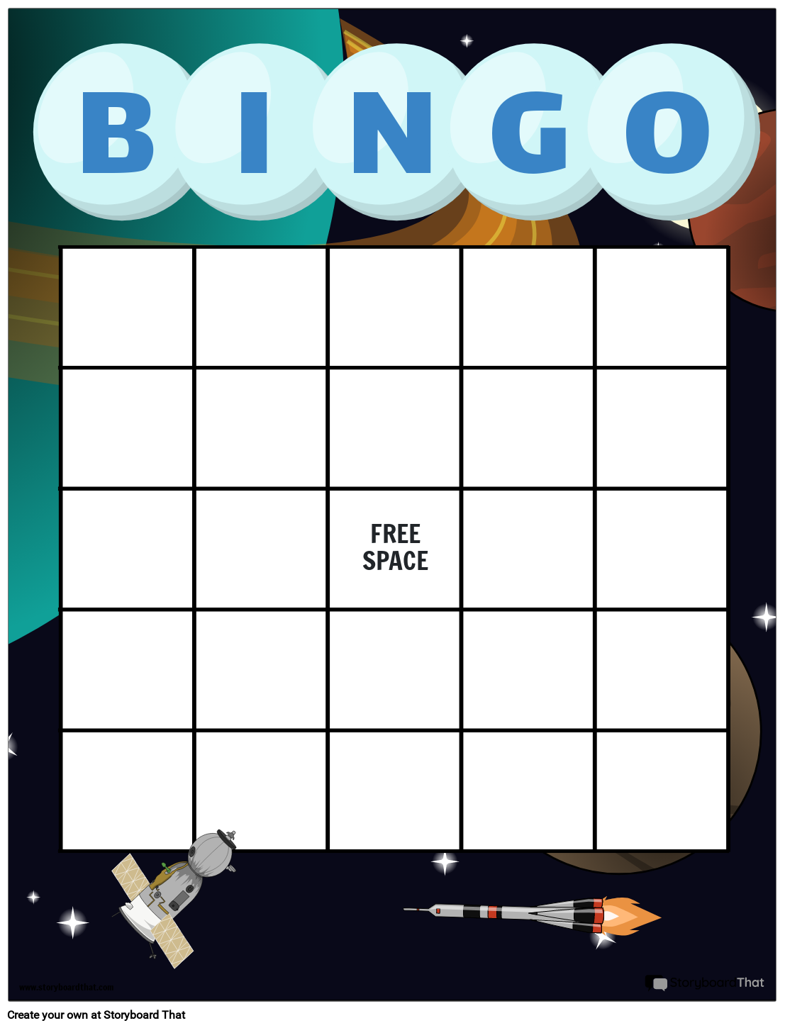 Free Bingo Card U0026 Board Templates Customize And Print