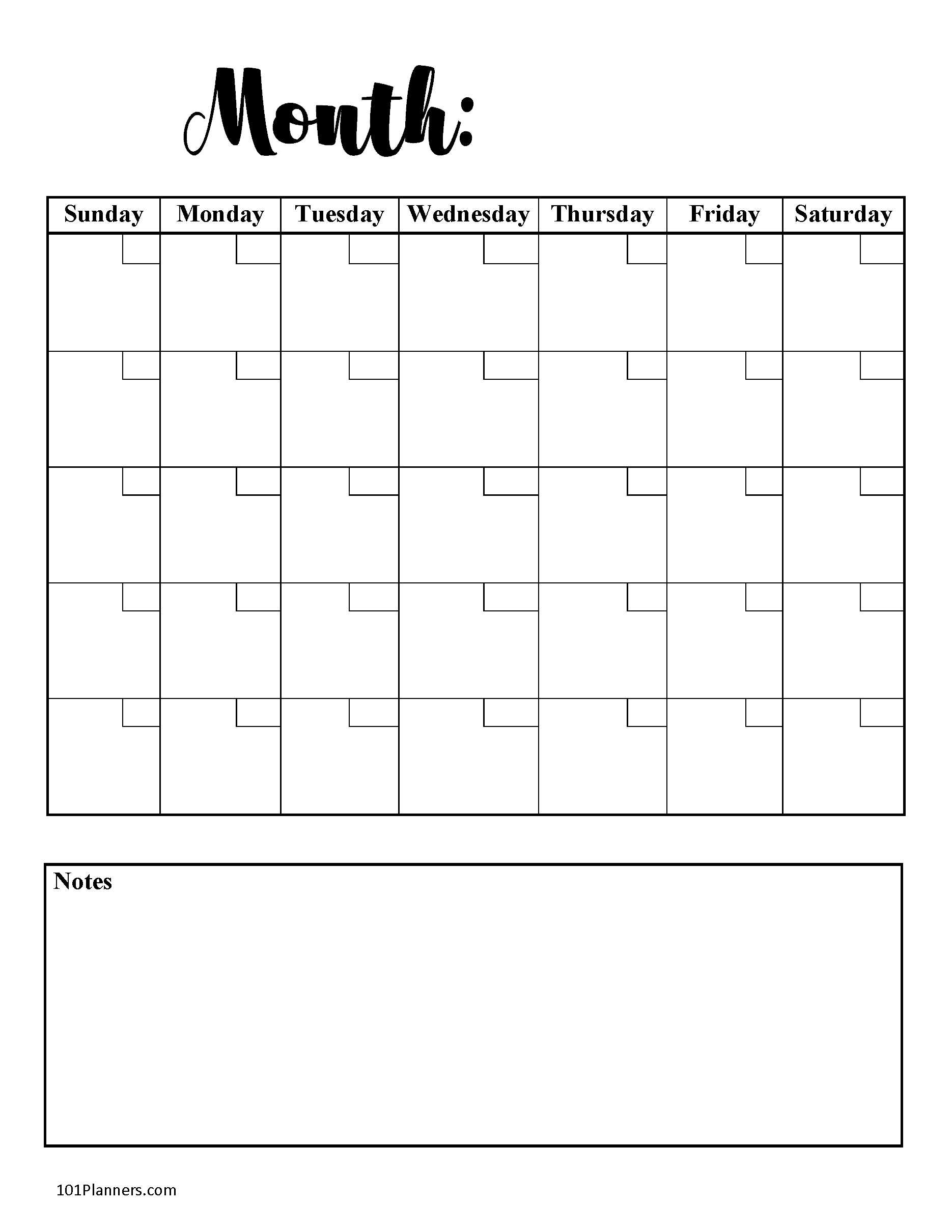 Calendar Template Printable Free Calendar Template Printable Free