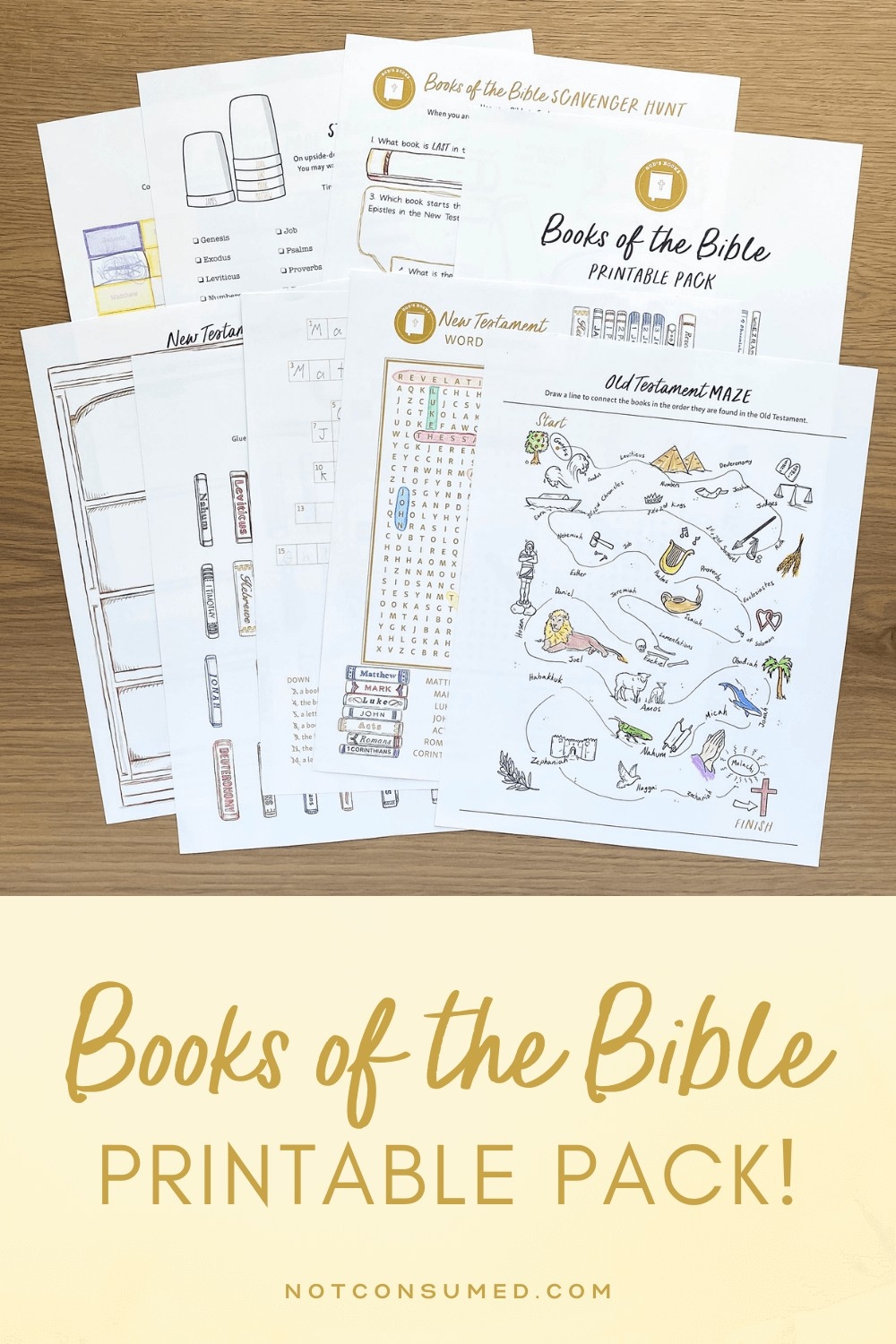 Free Printable Bible Worksheets For Adults