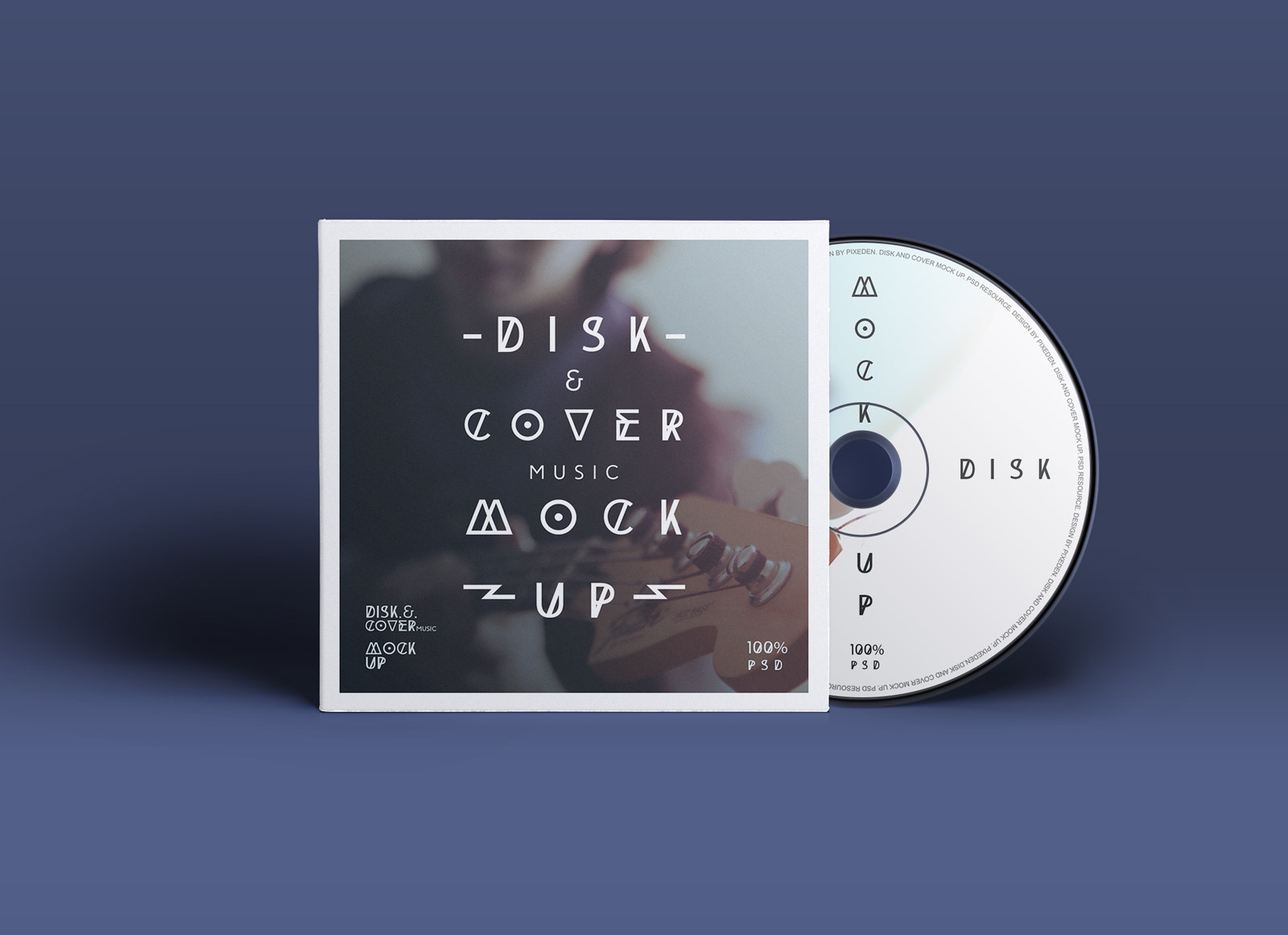 Free CD Disk U0026 Album Cover Title Mockup PSD Good Mockups