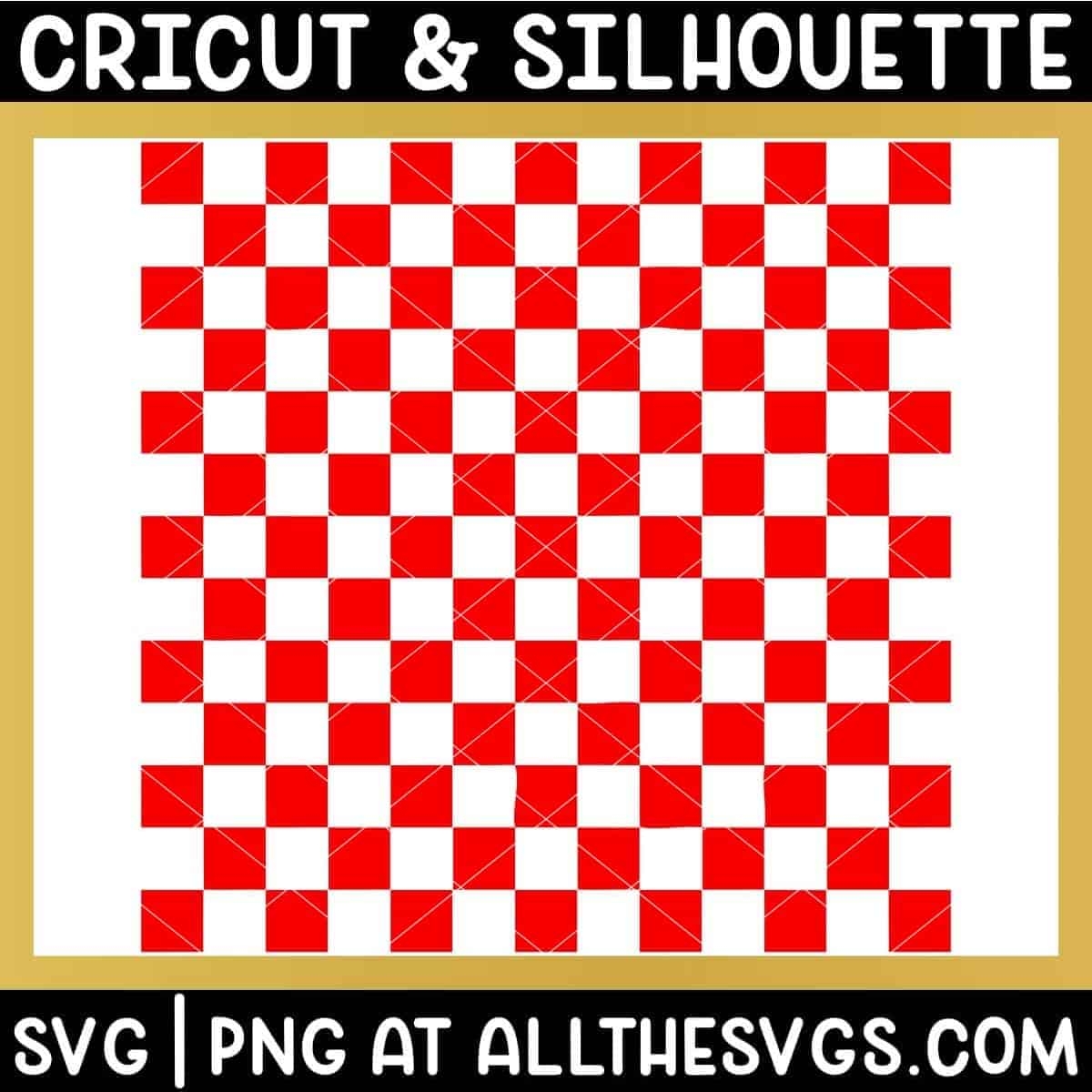 FREE Checkered SVG File Pattern Template No Sign Up To Download 