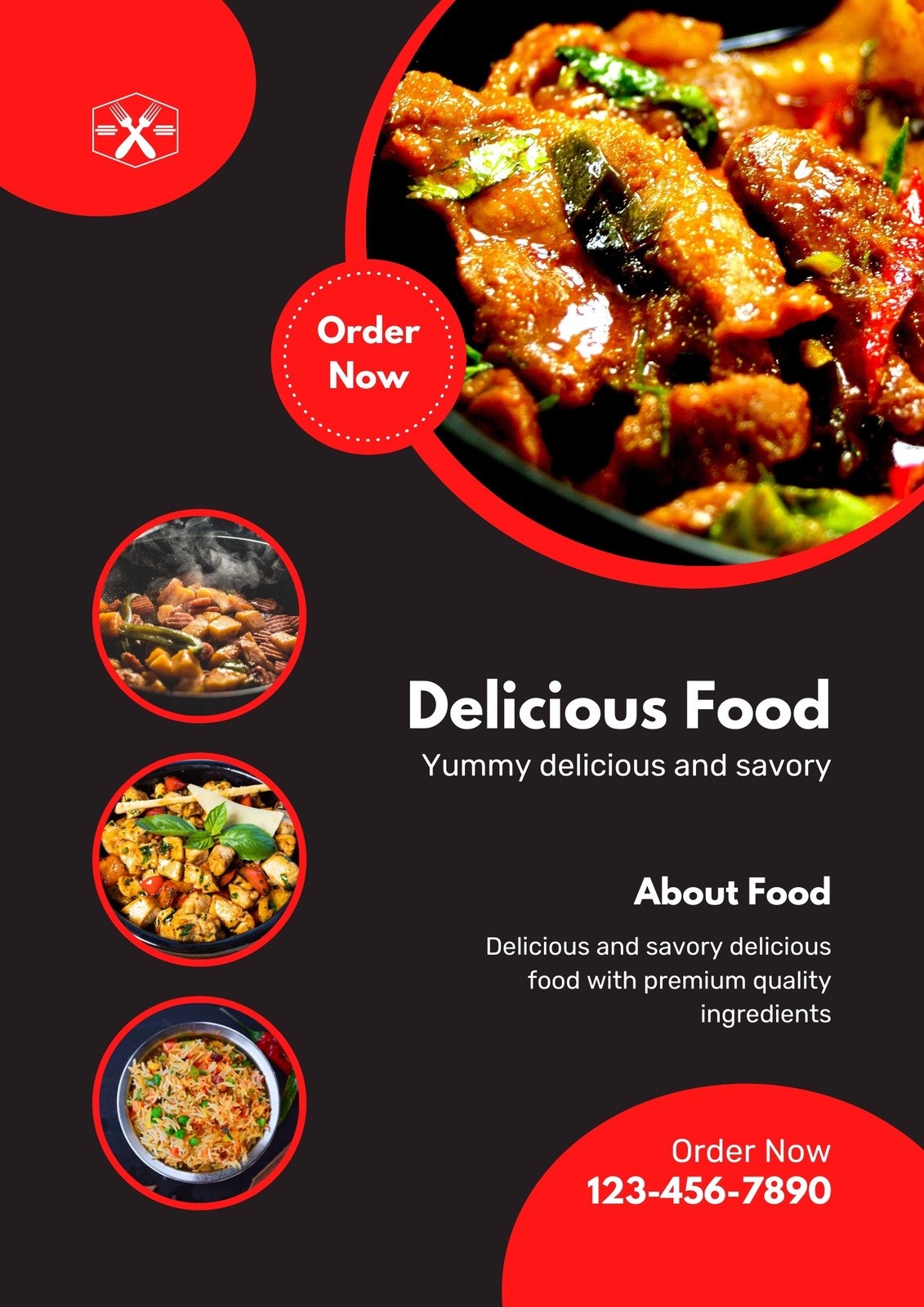 Free Custom Printable Restaurant Flyer Templates Canva