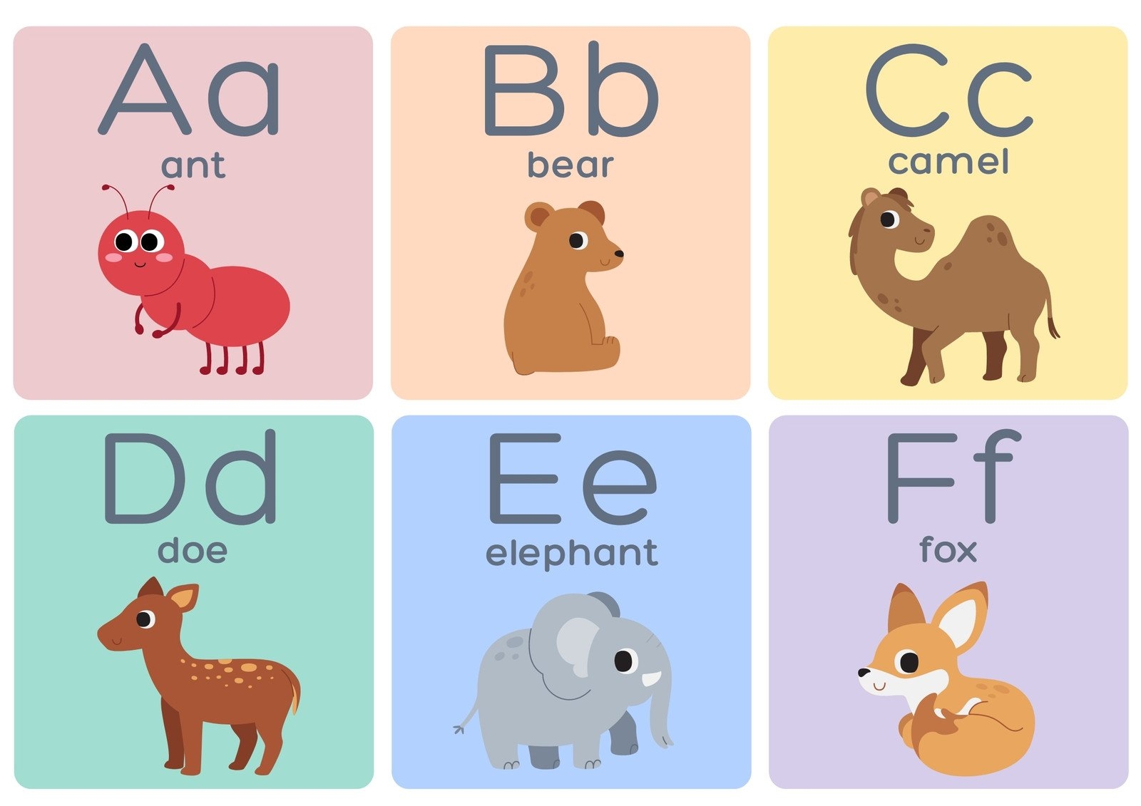 Free Printable Alphabet Flash Cards Template