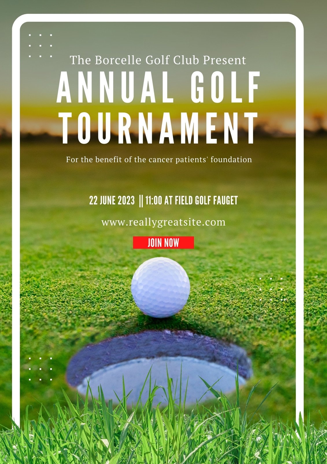 Free Customizable Golf Tournament Flyer Templates Canva