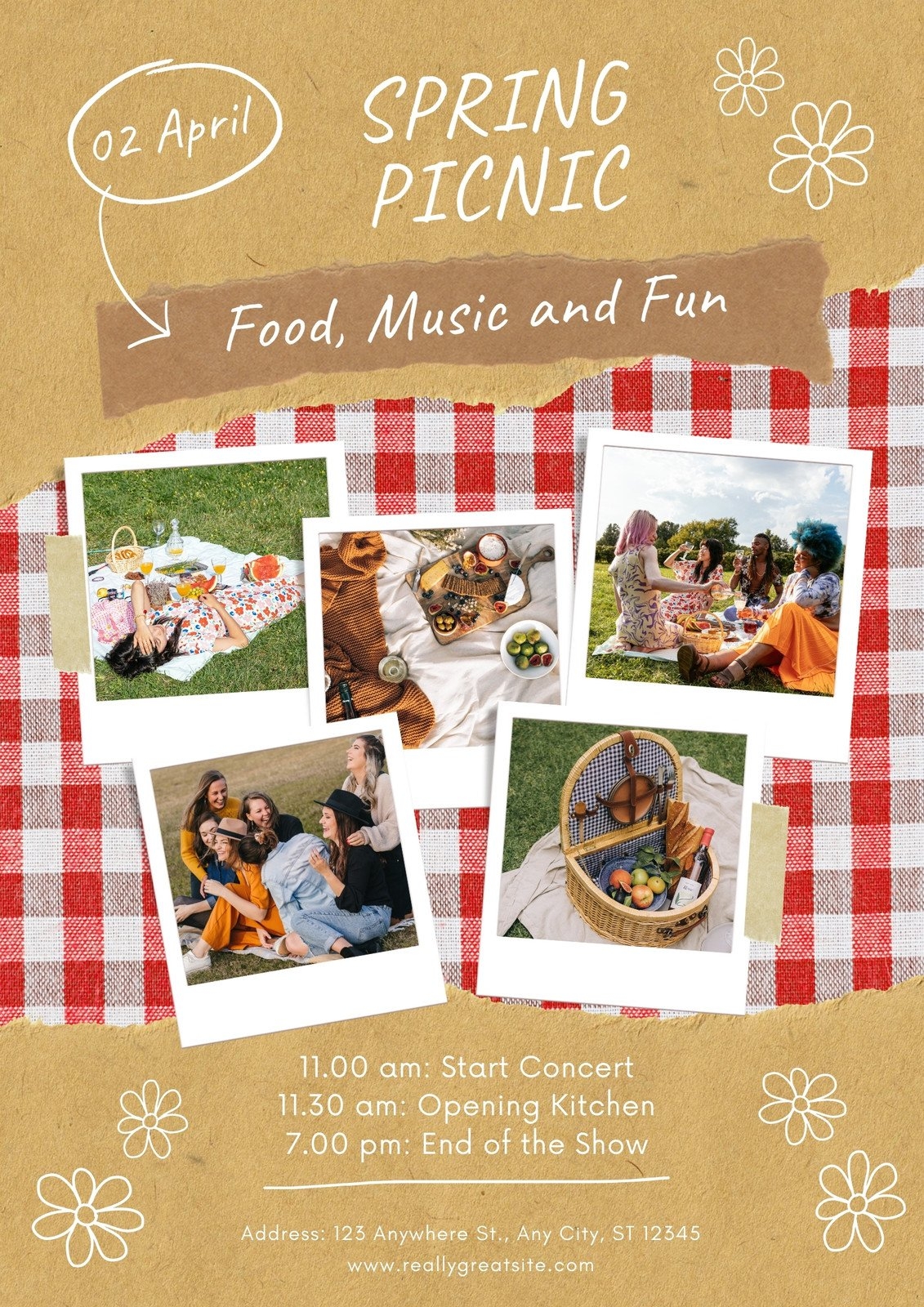Free Printable Picnic Flyer Templates