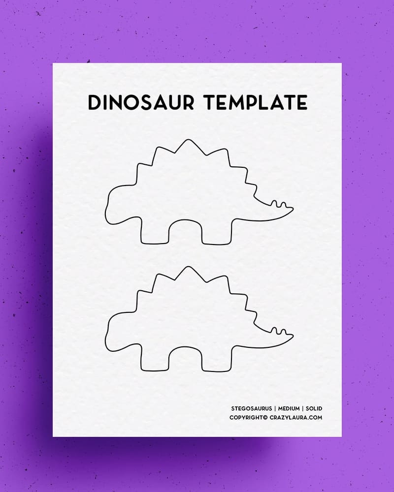 Dinosaur Templates Free Printable
