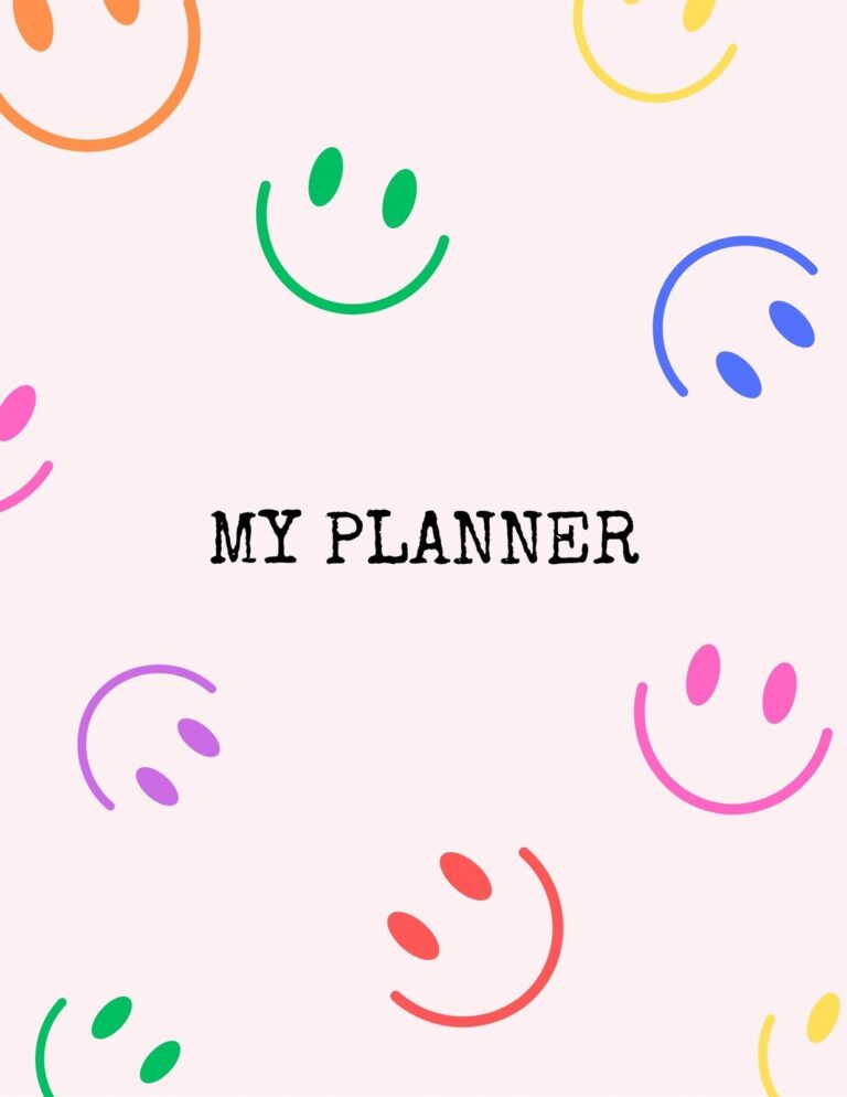 Free Editable And Printable Planner Cover Templates Canva
