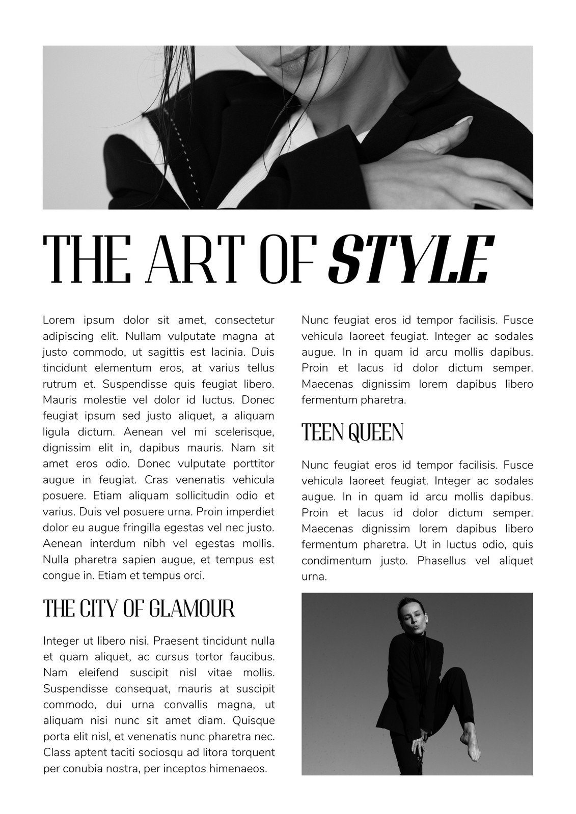Free Editable Article Templates Canva