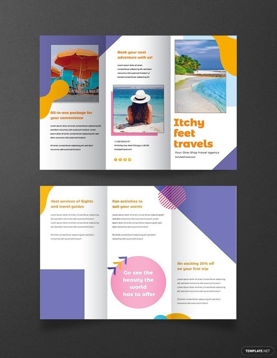 Free Editable Brochure Templates In Publisher To Download