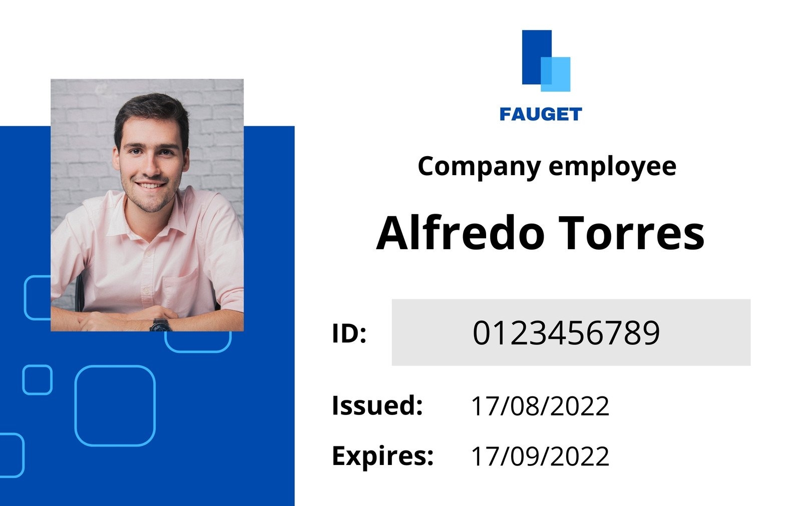 Blank Printable Id Template