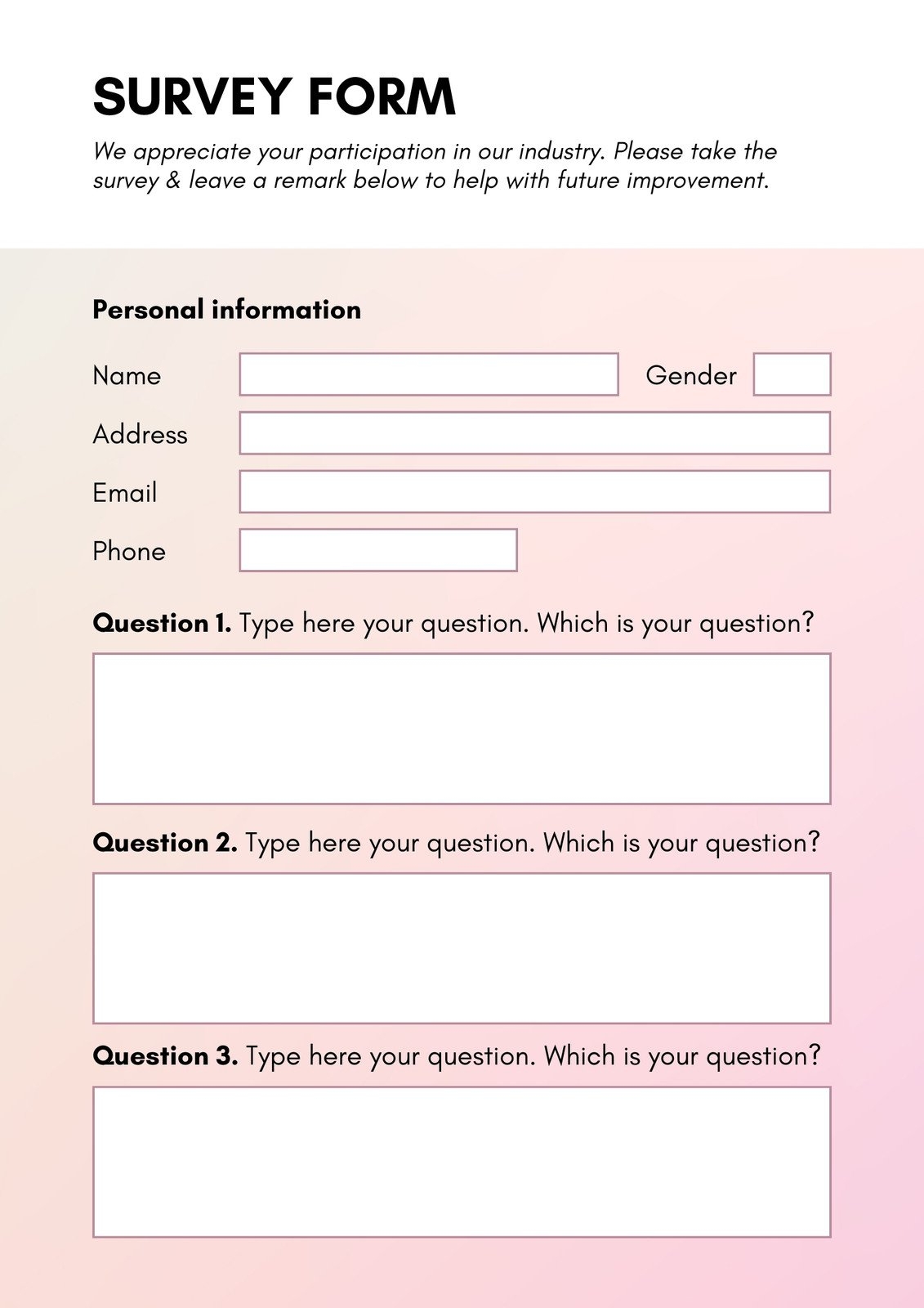 Free Printable Documents Templates