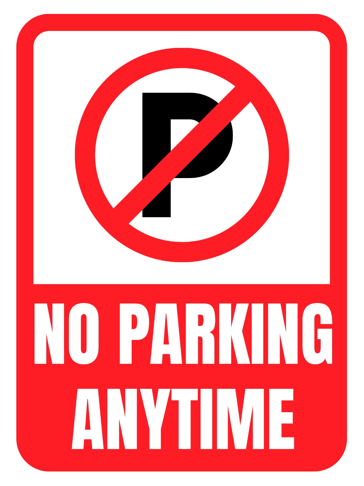 Free Printable Reserved Parking Sign Template