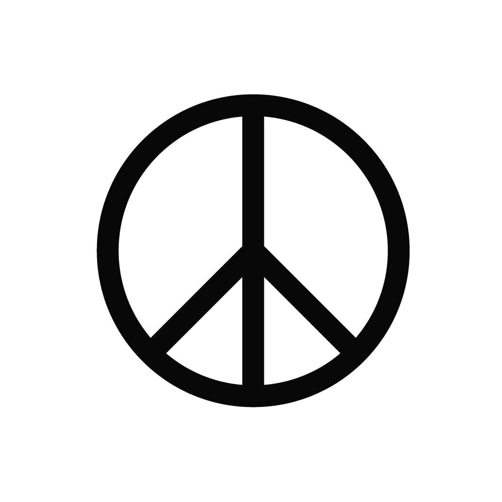 Free Peace Sign Template Printable