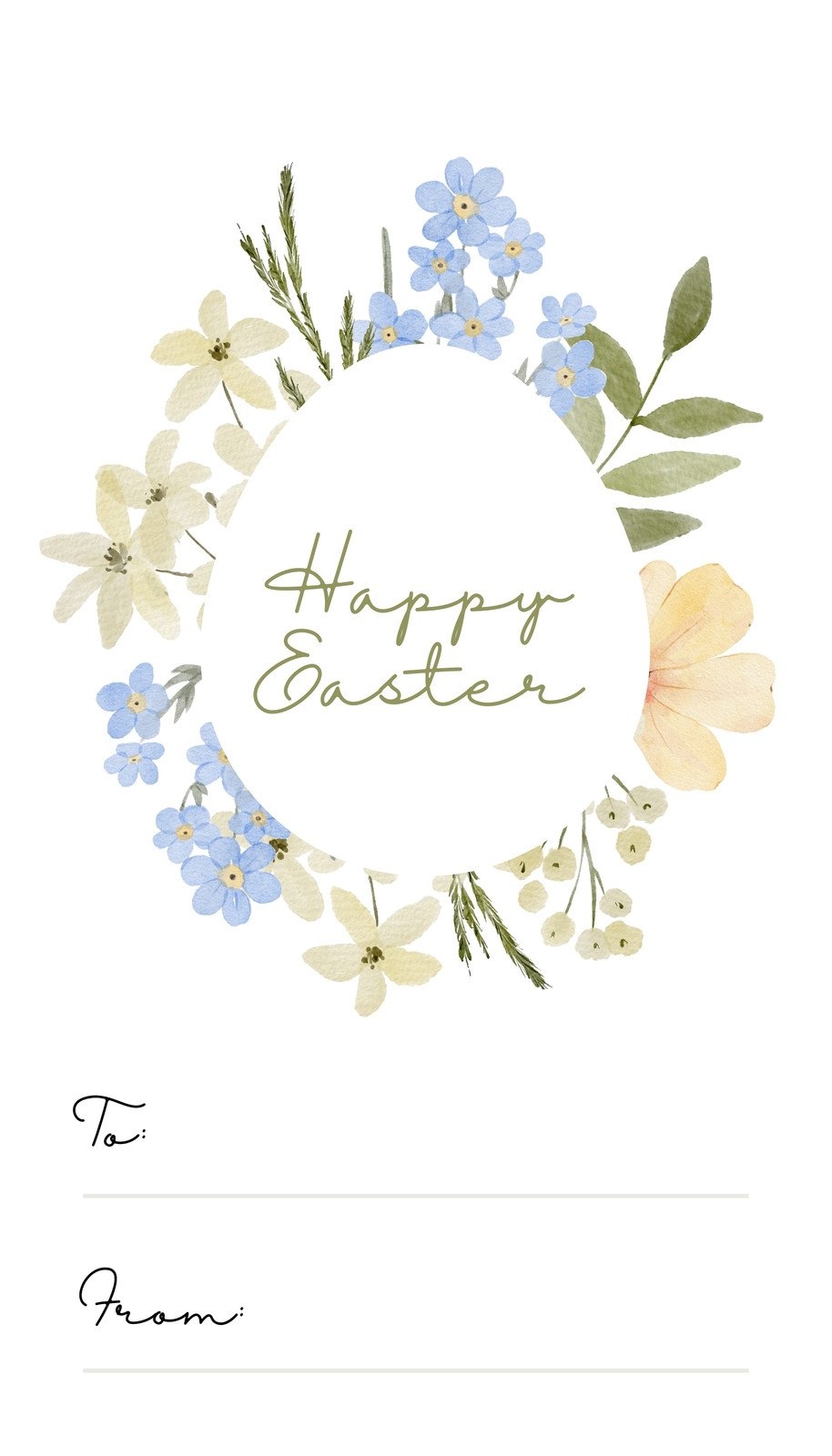Free Printable Easter Label Templates