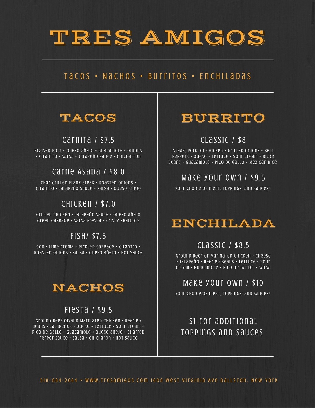 Free Printable And Customizable Mexican Menu Templates Canva