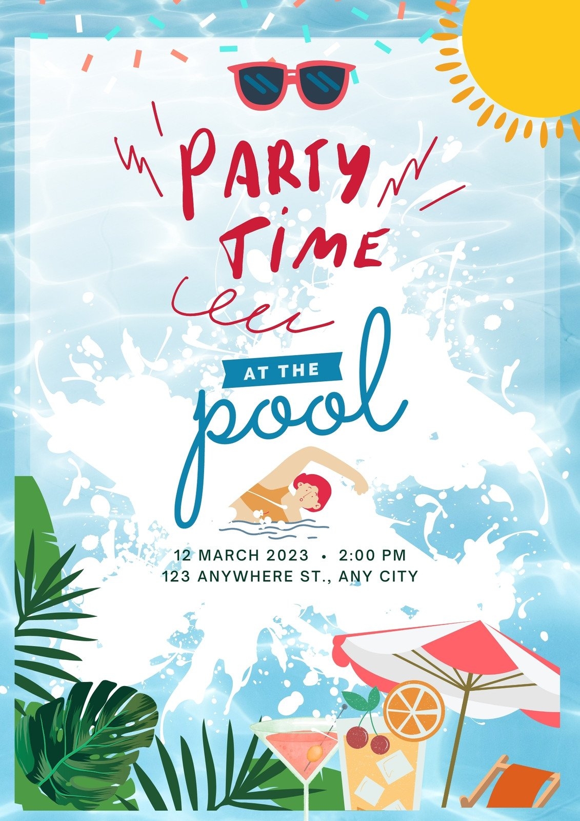 Free Printable And Customizable Party Flyer Templates Canva