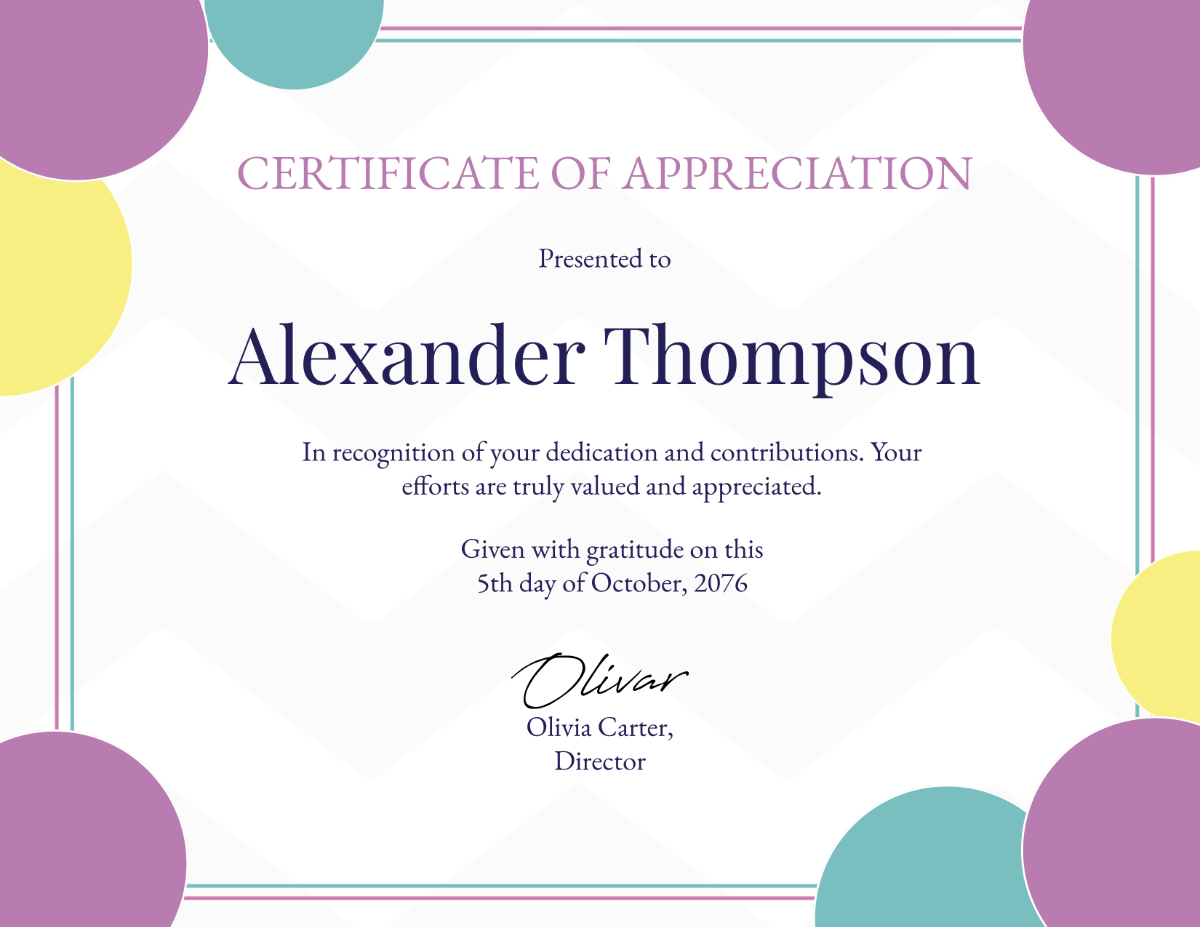 Free Printable Appreciation Certificate Templates To Customize Online