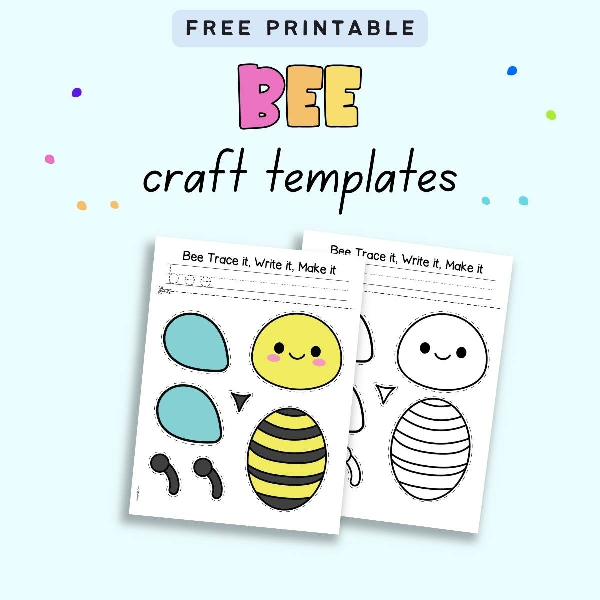 Free Printable Bee Craft The Artisan Life