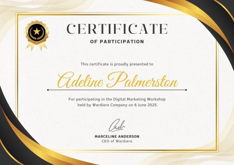 Free Printable Customizable Recognition Certificate Templates