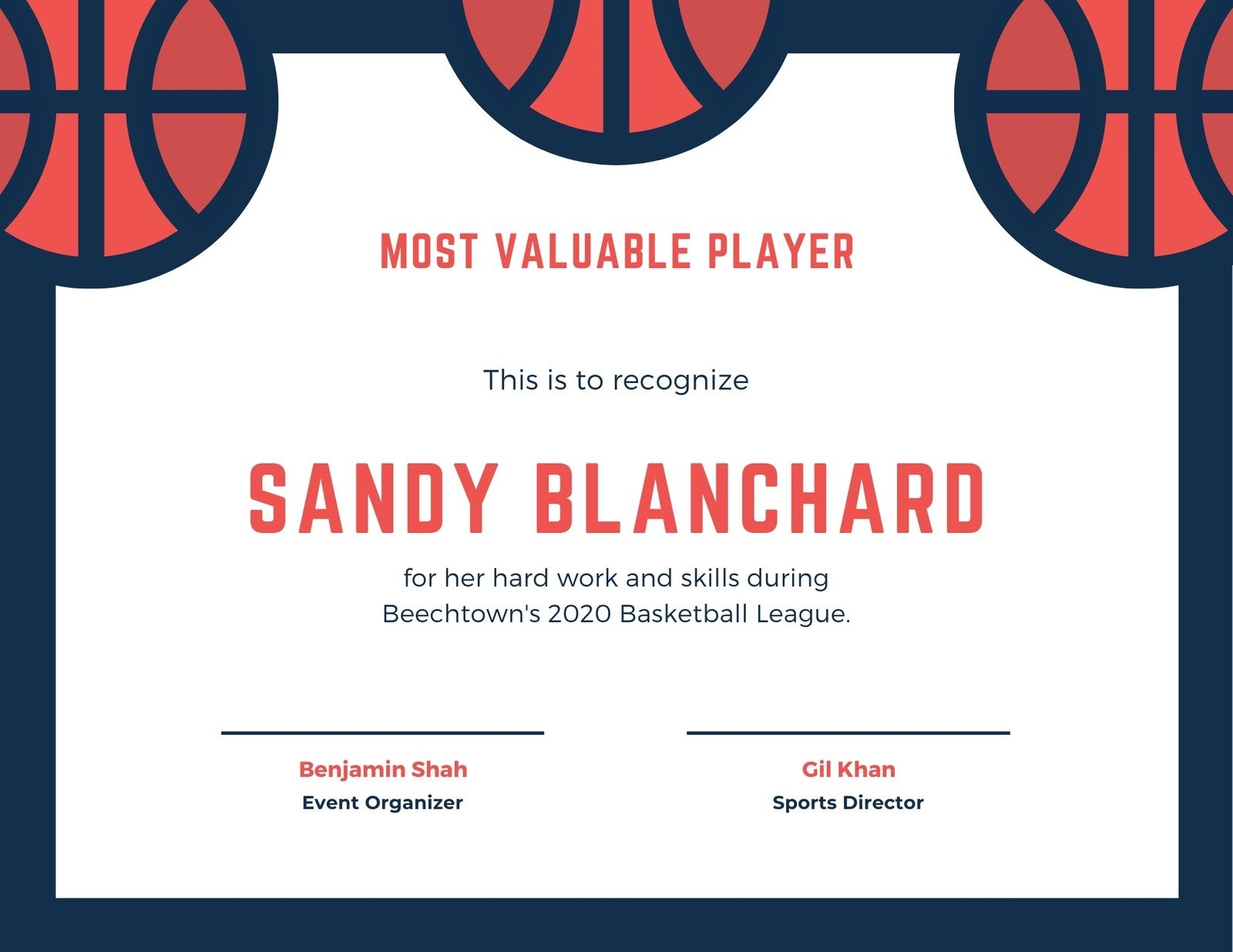 Free Printable Customizable Sport Certificate Templates Canva