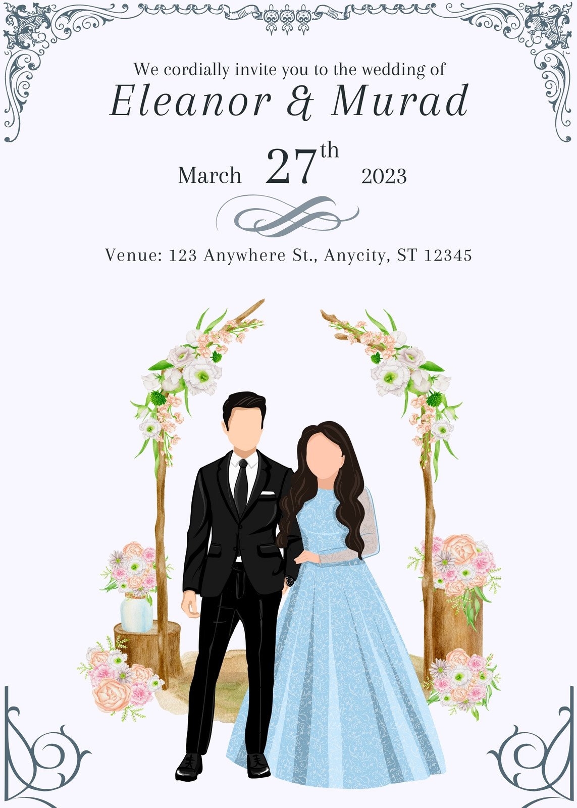 Free Printable Engagement Party Invitation Templates Canva