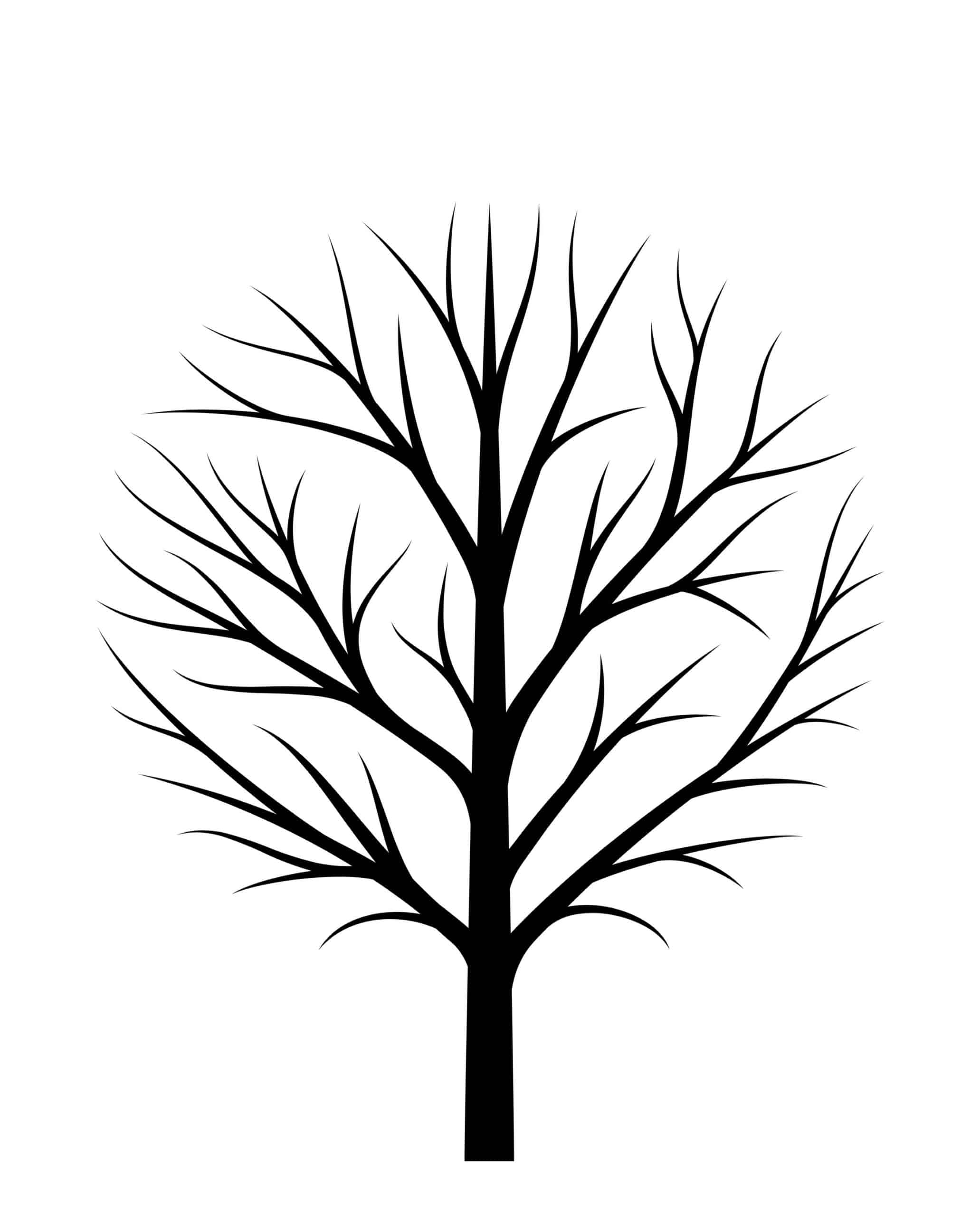 Free Printable Blank Tree Template