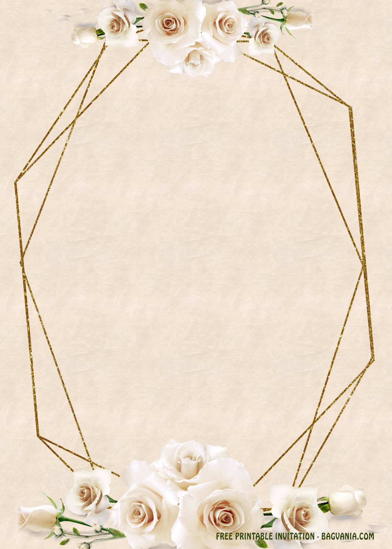 FREE Printable Greenery Wedding Invitation Templates Bagvania Worksheets Library