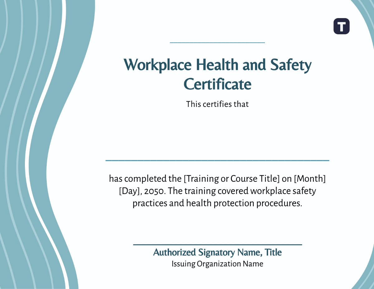 Free Printable Health And Safety Certificate Templates To Customize Online