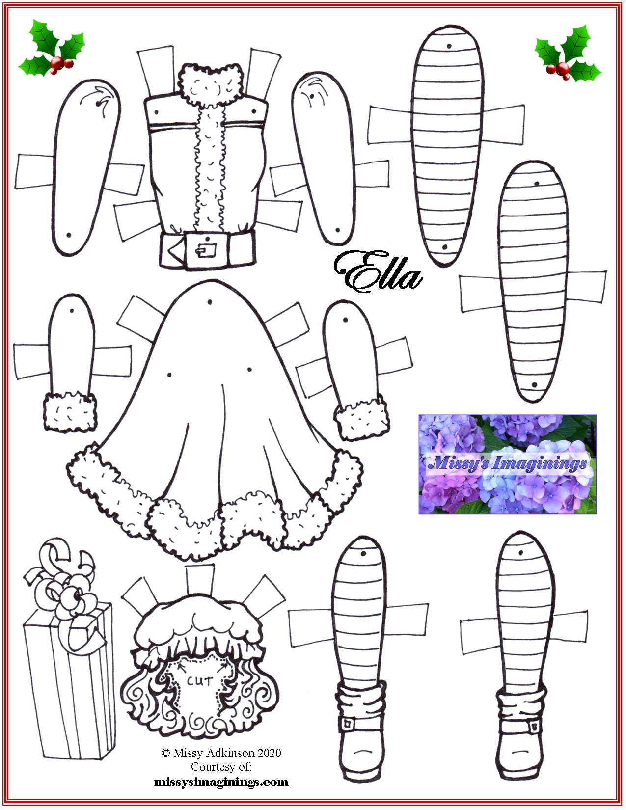 Free Printable Jointed Paper Dolls Worksheets Library