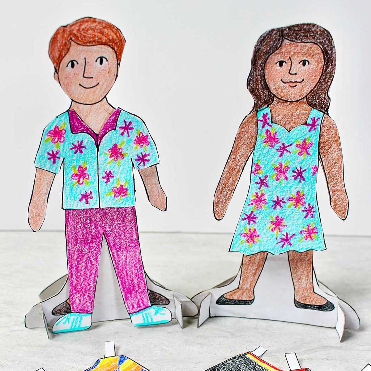 Paper Doll Template Free Printable