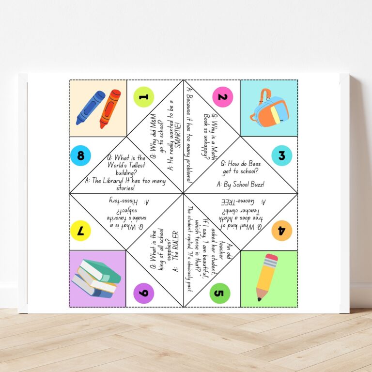 Free Printable School Time Jokes Chatterbox Sweet Pea