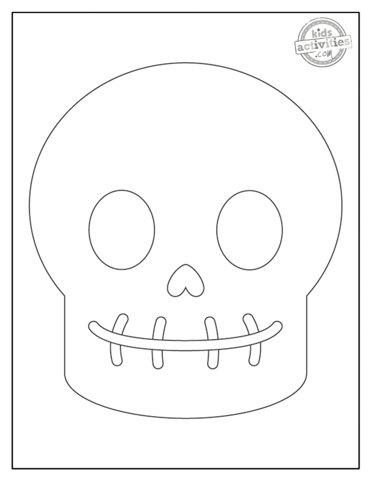 Free Printable Skull Template