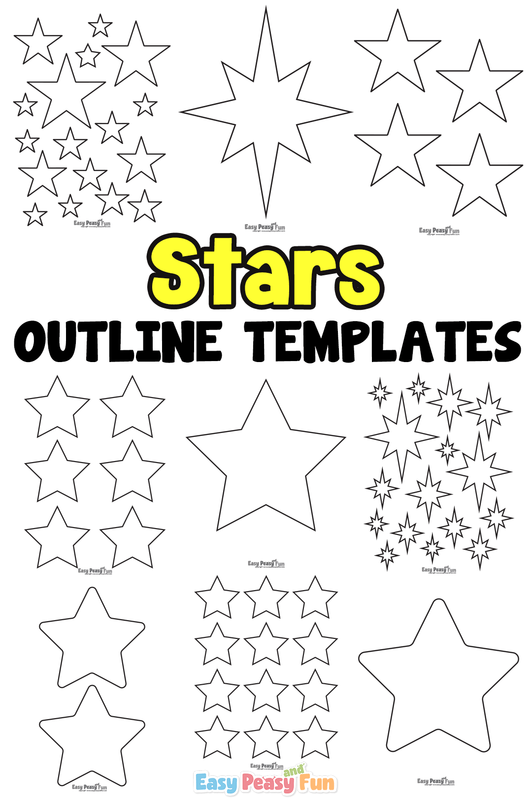 Star Template Printable Free
