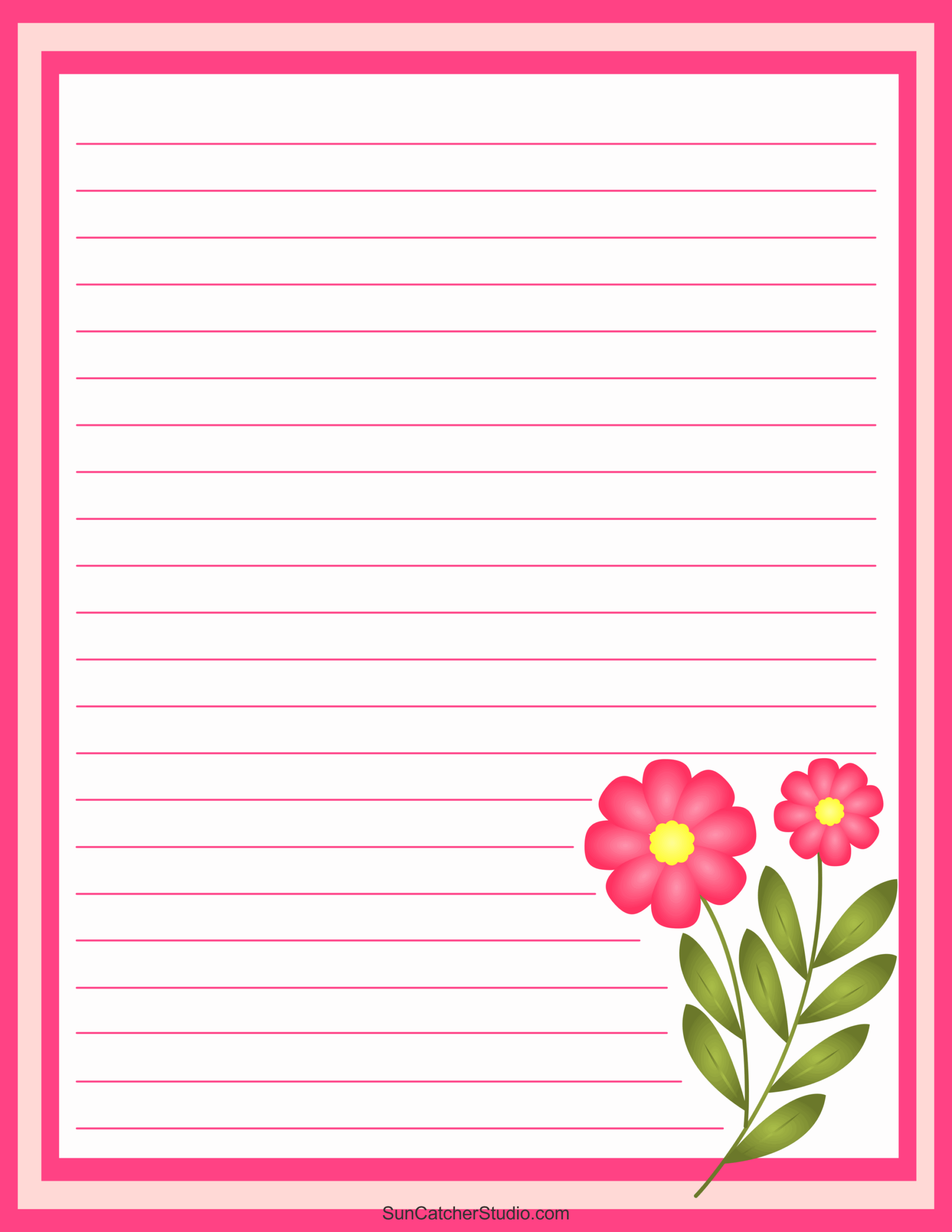 Free Printable Stationery And Lined Letter Writing Paper Free Printables Monograms Design Tools Patterns U0026 DIY Projects