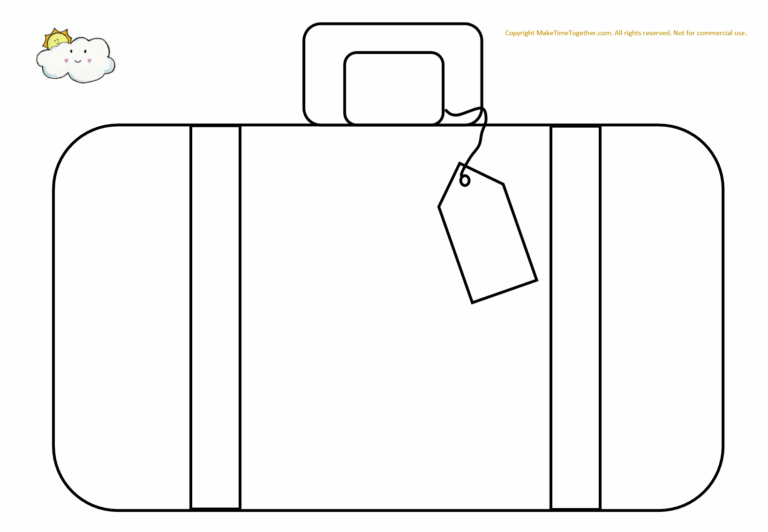 Free Printable Suitcase Packing Activity Make Time Together