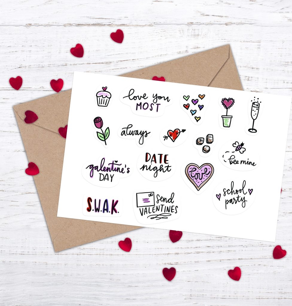Free Printable Valentine Stickers Printable