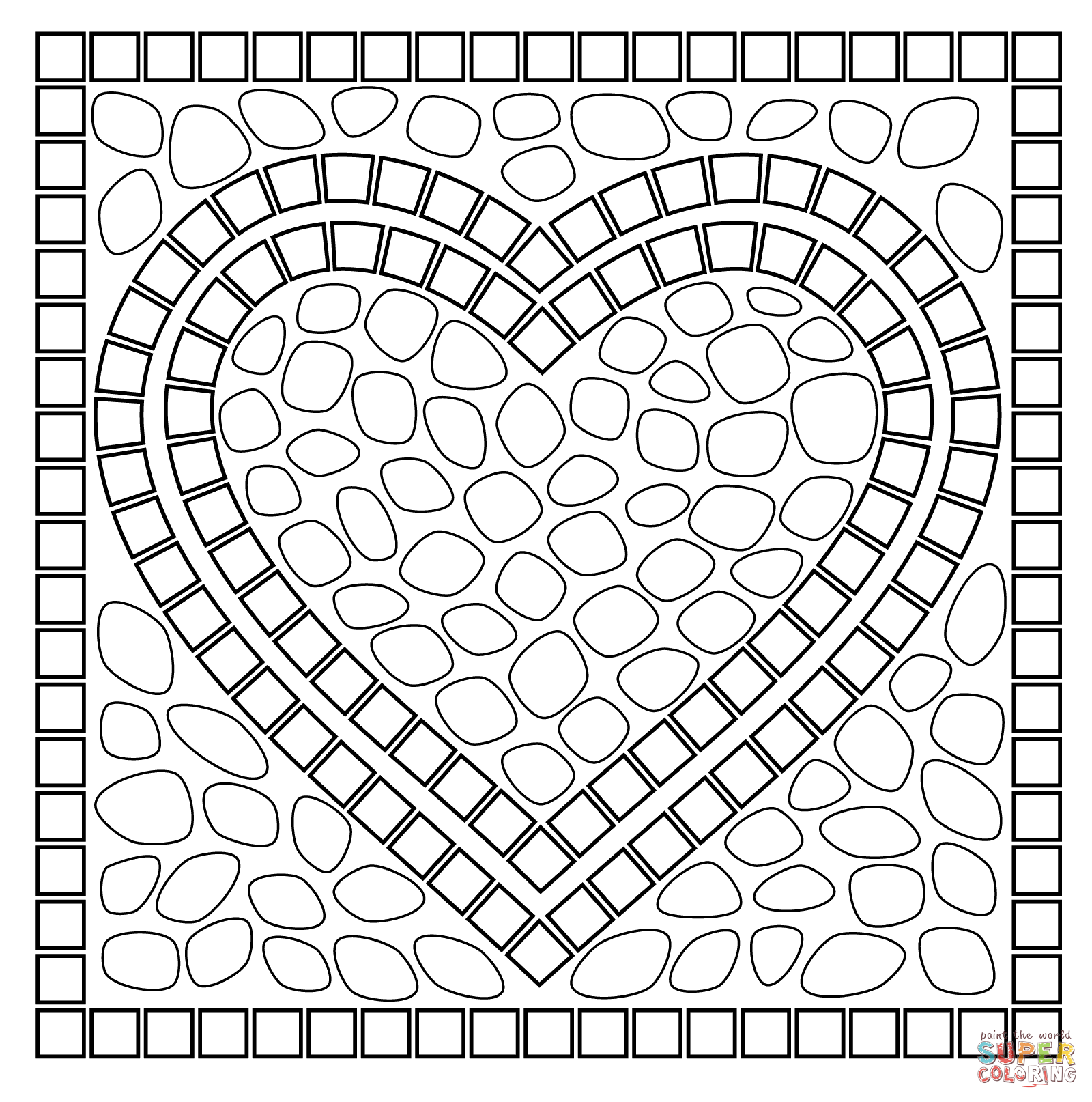 Free Printable Mosaic Templates For Kids