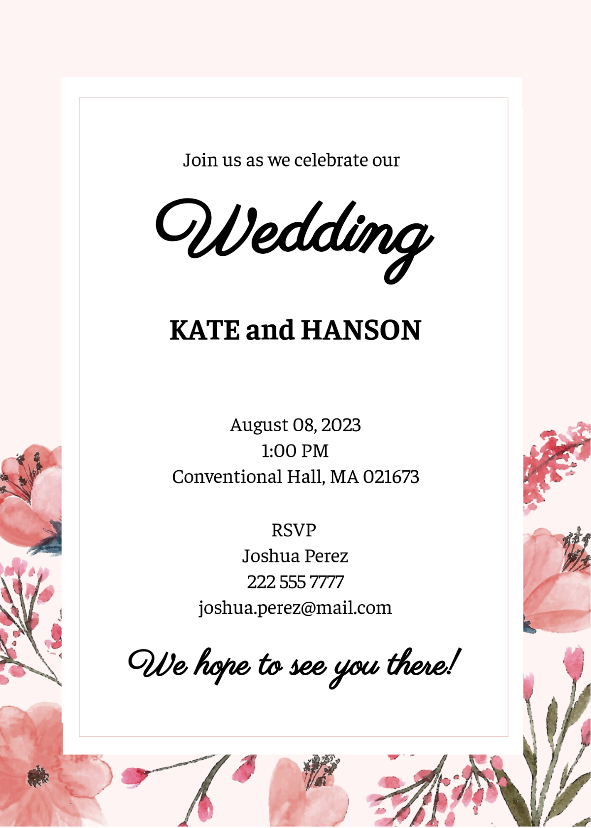 Free Printable Wedding Invitation Templates Diy