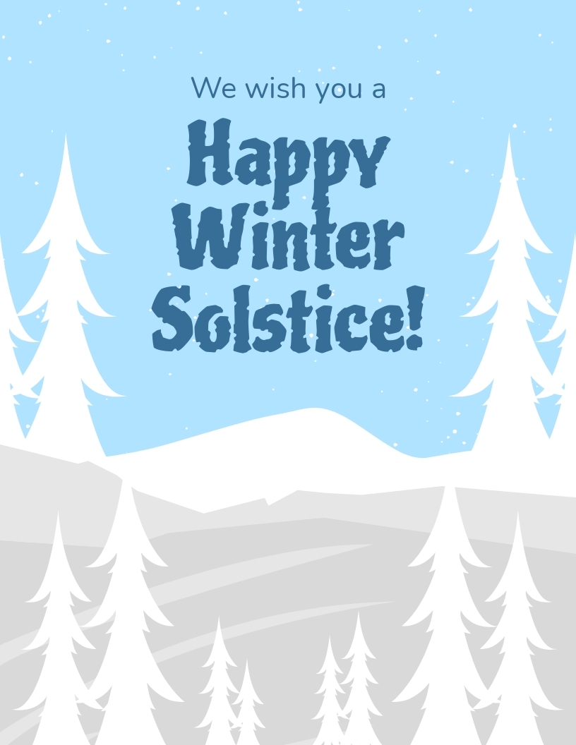 Free Printable Winter Flyer Templates