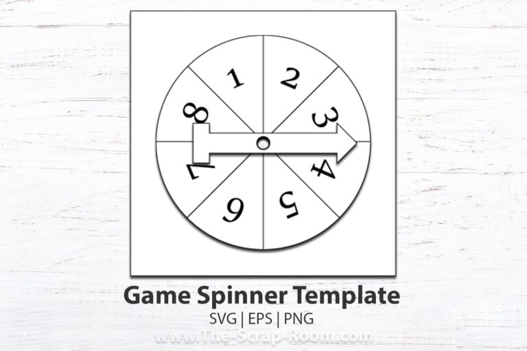 Game Spinner Wheel Template 2 Blank Spinner