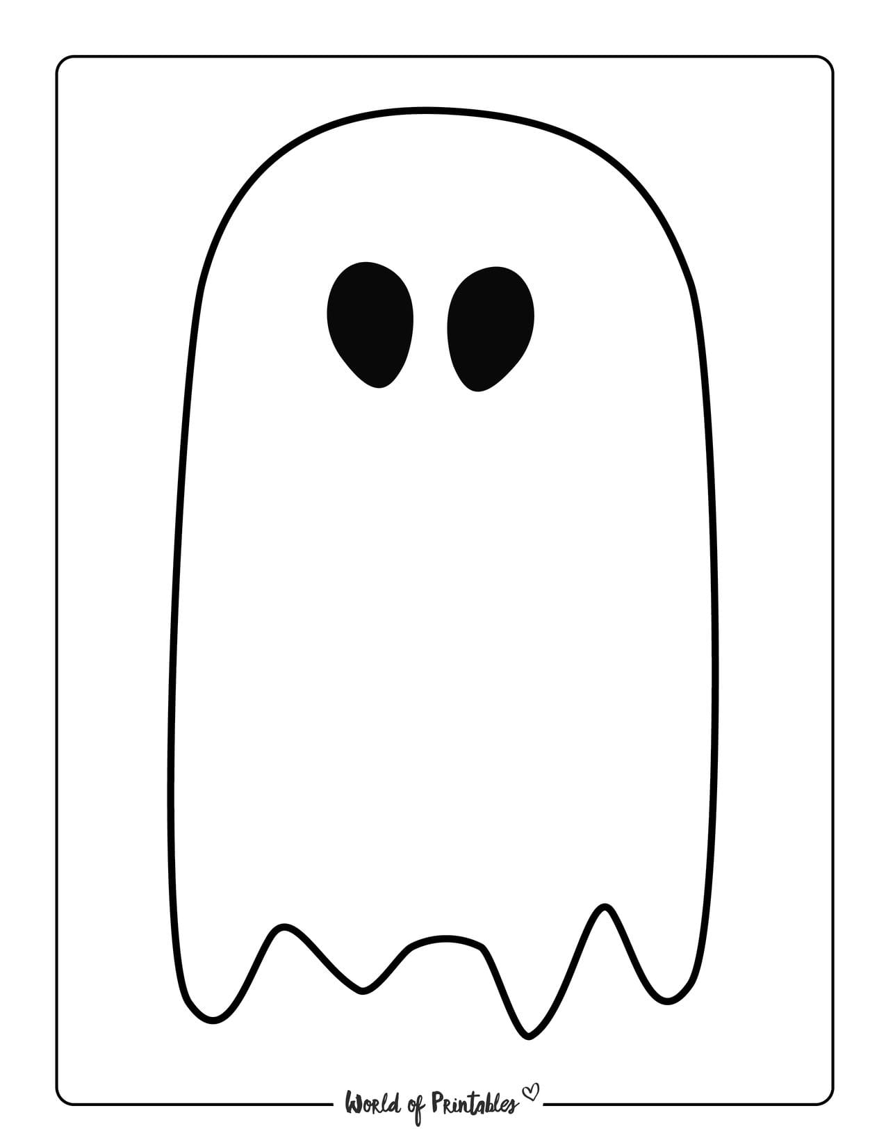 Free Printable Ghost Template