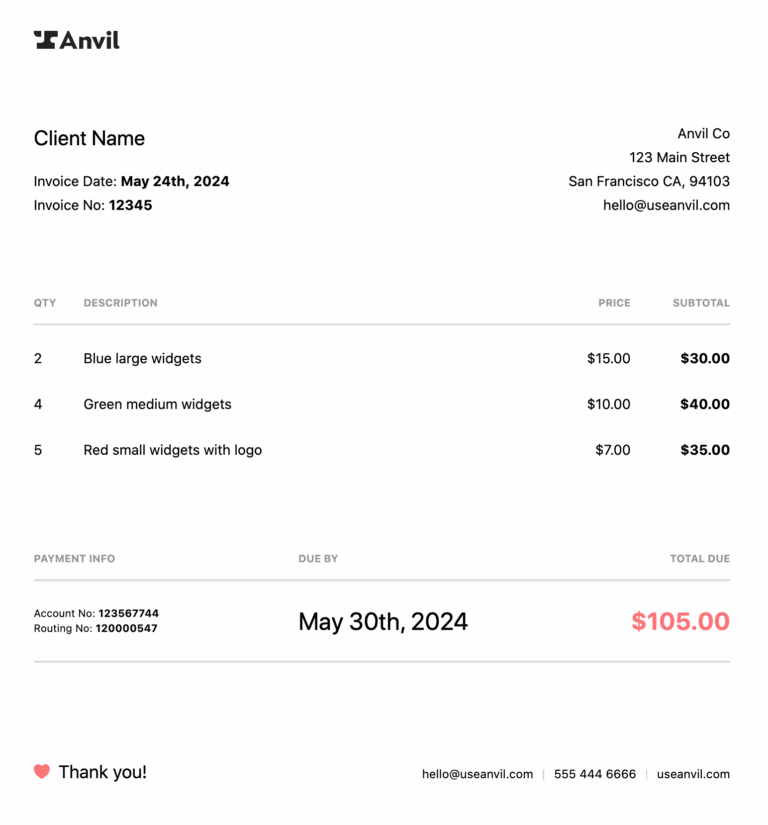 GitHub Anvilco html pdf invoice template An HTML Invoice Template For Use In A Browser And With HTML To PDF Generation