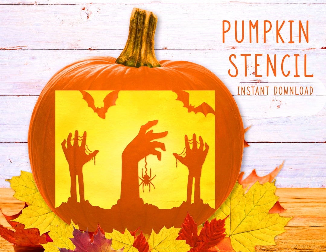 Free Zombie Pumpkin Templates Printable